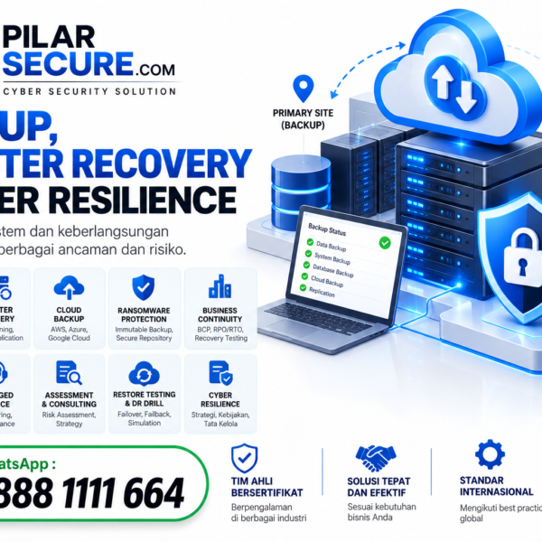 jasa backup data, backup online, penyimpanan awan, data recovery, solusi backup, layanan cloud, keamanan data, cadangan data, penyimpanan data, jasa IT Indonesia, backup server, perlindungan data Jasa backup data, backup online, penyimpanan awan, data recovery, solusi backup, layanan cloud, keamanan data, cadangan data, penyimpanan data, jasa IT Indonesia, backup server, perlindungan data